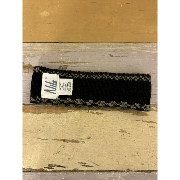 NILS Headband Fair Isle Snowflake Winter Ear Warmer Wool Blend Womens One Size - Picture 7 of 8